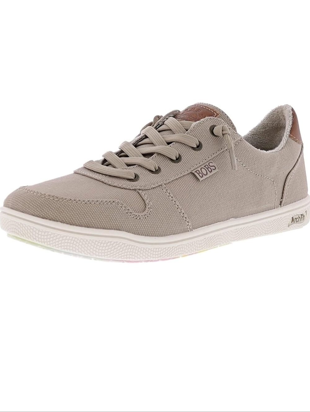 Skechers Women's, BOBS Arch Fit B Cute - Epic Flair Sneaker Taupe